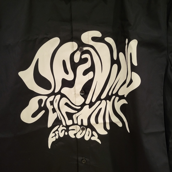 OPENING CEREMONY Oversized Melted Logo Short Sleeve Shirt - Picture 4 of 8